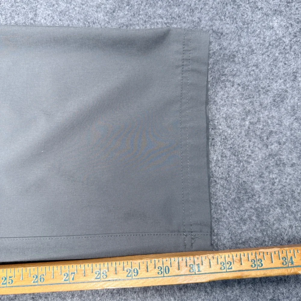 Columbia Mens 40x32 Omni-Shield Gray Straight Leg Hiking Pants AM8655